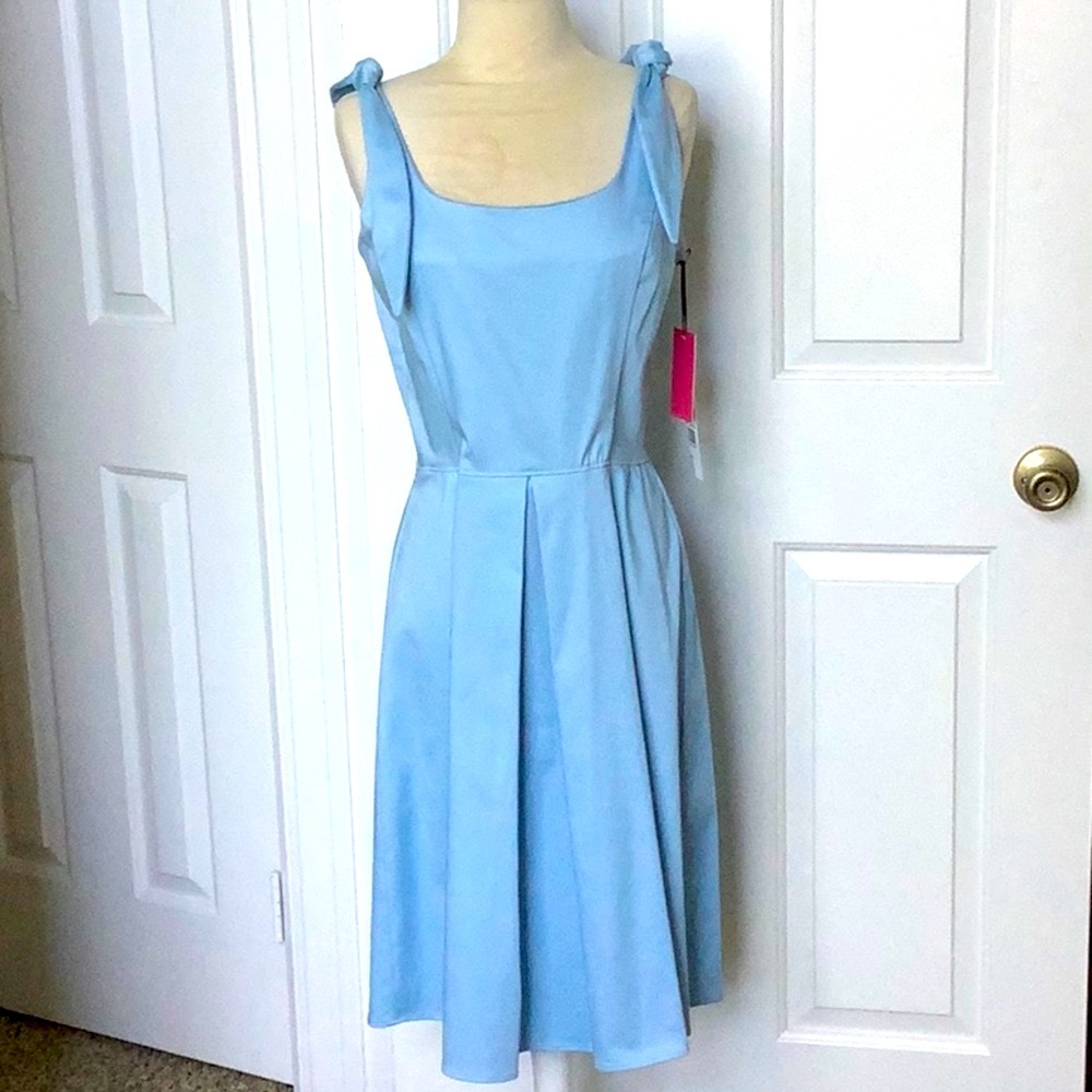 Melissa Masse light blue cotton summer dress. Size M